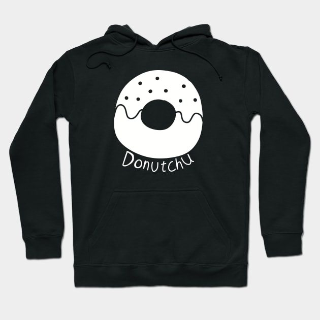 Oshi no Ko Anime | My Star Idol Arima Kana T Shirt Design Donut Chu (Do not  dont kiss) in Black and White Hoodie by Animangapoi